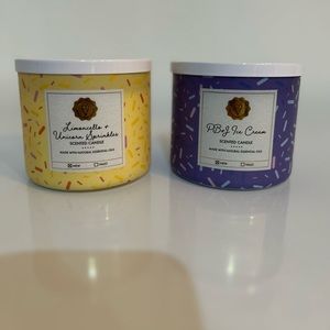 Limited Edition Bath&Body Works Limoncello & Unicorn Sprinkles and PB&J Icecream